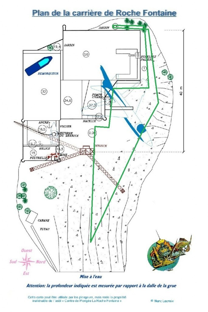 Plan - Carriere Rochefontaine vert